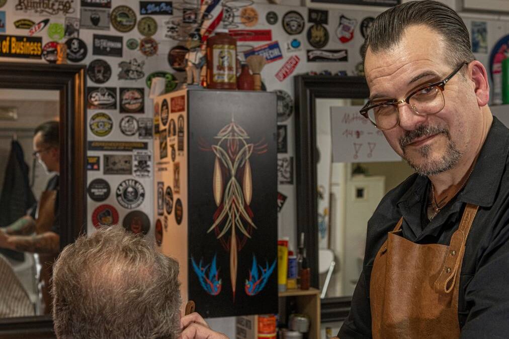 Historisches Foto von Marcus Jürs vom Innenstadt Friseur aus dem Hamburger Abendblatt